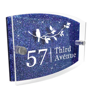 Personalised house numbers plaques house signs door number plaques for wall