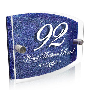 Personalised house numbers plaques house signs door number plaques for wall