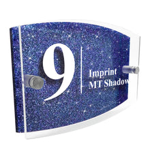 Load image into Gallery viewer, Personalised house signs door number plaques
