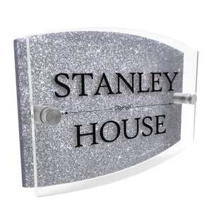Personalised wall house & door numbers plaques