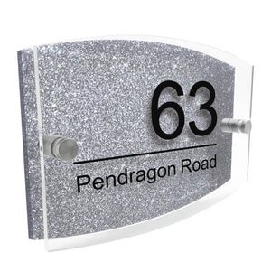 Personalised wall house & door numbers plaques