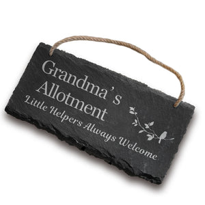 EDSG Personalised Hanging Slate Door Sign - EDSG