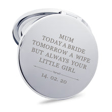 Load image into Gallery viewer, Personalised Handheld Mirror Any Text Thank You Gift - EDSG
