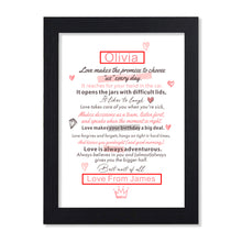 Load image into Gallery viewer, Personalised Gifts for Couples Her Him Wife Husband Girlfriend Boyfriend New Couple Gift Custom with Any Names Birthday Anniversary Valentines Day Keepsake Present
