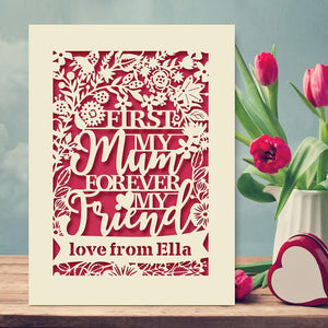 Personalised Mothers Day Card - EDSG