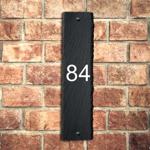 Load image into Gallery viewer, Personalised Natural Slate House Sign Door Number - EDSG
