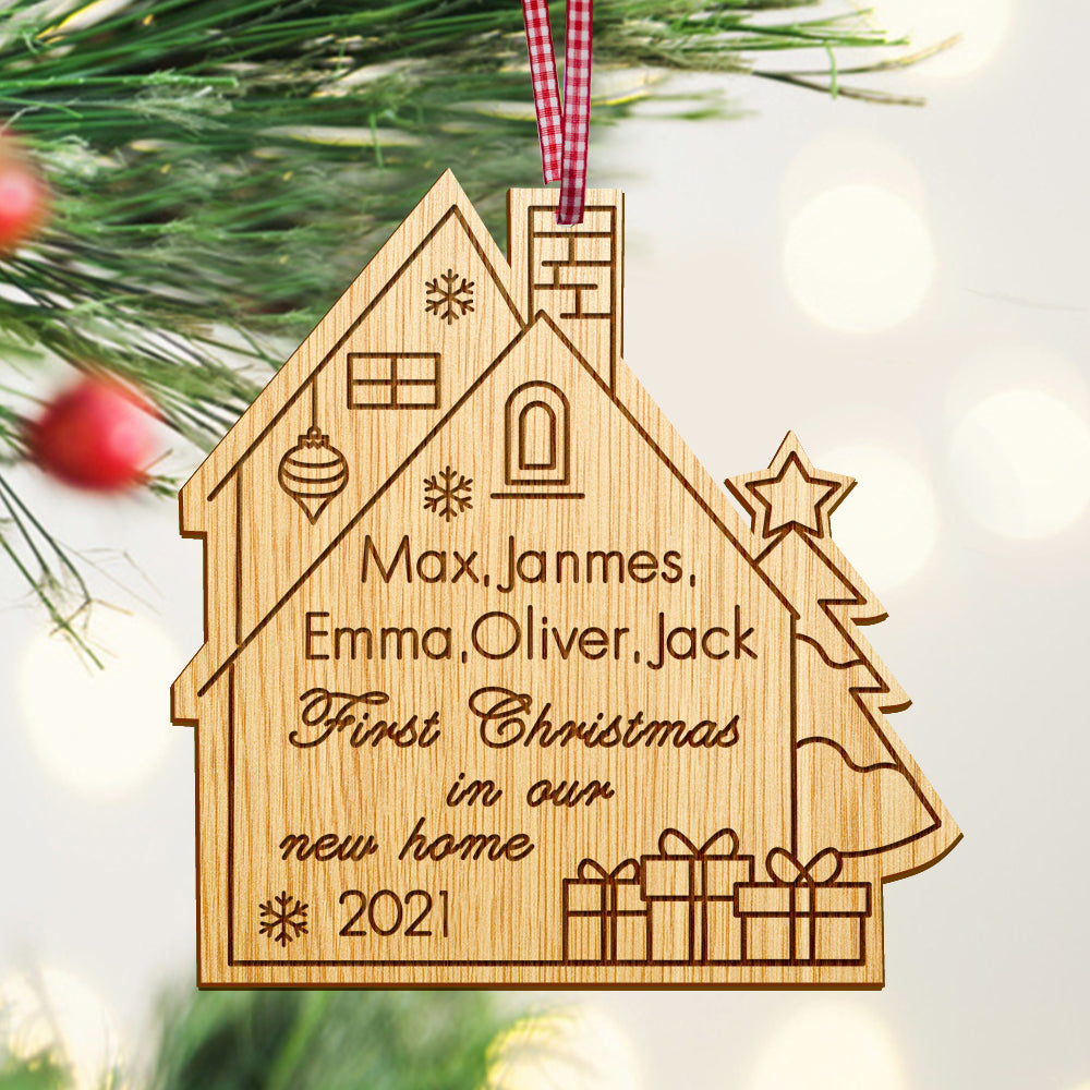 Personalised 1st Christmas New Home Bauble - EDSG