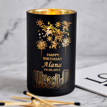 Load image into Gallery viewer, Personalised Scented Candle Blossom Jasmine Amber Natural Coconut Wax Candle
