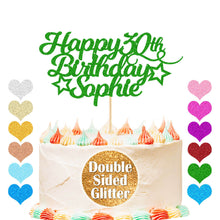 Load image into Gallery viewer, Personalised Birthday Cake Topper Any Age
