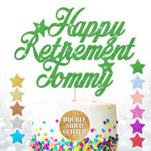 Load image into Gallery viewer, Personalised  Retirement Cake Topper - EDSG
