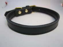 Load image into Gallery viewer, Strong Real Leather Dog collar | Pet Cat Puppy | Brown Black Pink Red | Four Sizes - EDSG
