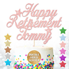Load image into Gallery viewer, Personalised  Retirement Cake Topper - EDSG
