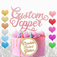 Load image into Gallery viewer, Personalised Cake Topper Any Text - EDSG
