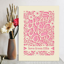Load image into Gallery viewer, Personalised Mothers Day Card - EDSG
