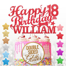 Load image into Gallery viewer, Personalised 18th Birthday Cake Topper Any Name Age - EDSG
