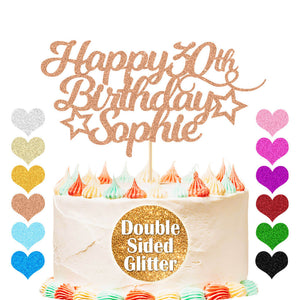 Personalised Birthday Cake Topper Any Age