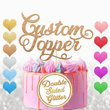 Load image into Gallery viewer, Personalised Cake Topper Any Text - EDSG
