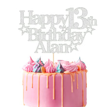 Load image into Gallery viewer, Personalised Birthday Cake Topper
