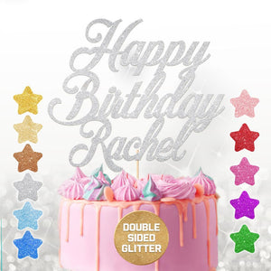 Personalised Happy Birthday Cake Topper - EDSG
