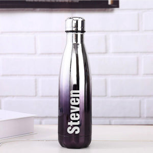 Personalised Insulated Water Bottle Vacuum Flask - EDSG