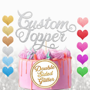 Personalised Cake Topper Any Text - EDSG