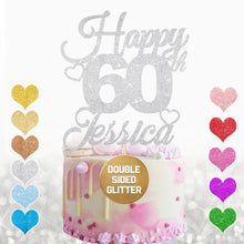 Load image into Gallery viewer, Personalised 60th Birthday Cake Topper for Boy - EDSG
