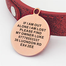 Load image into Gallery viewer, Personalised Engraved Cat Puppy Tag - EDSG
