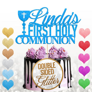 Personalised First Holy Communion Cake Topper - EDSG