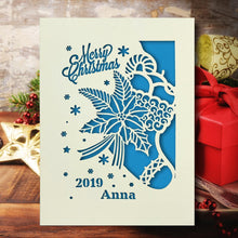 Load image into Gallery viewer, Personalised Merry Christmas Cards - EDSG
