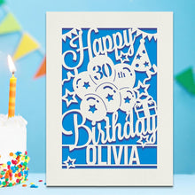 Load image into Gallery viewer, Personalised Birthday Card Any Name Any Age - EDSG
