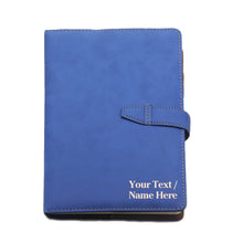 Load image into Gallery viewer, Personalised Leather Notebook A5 - EDSG
