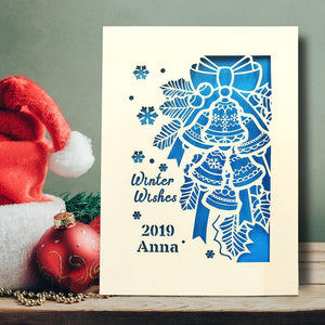 Personalised Merry Christmas Cards - EDSG