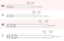 Load image into Gallery viewer, Personalised Engraved Leather Dog Collar UK - EDSG
