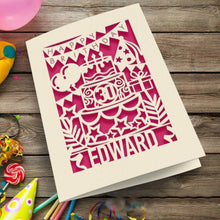 Load image into Gallery viewer, Personalised Birthday Card Any Name Any Age
