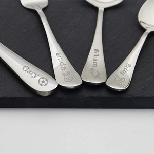 Personalised Stainless Kids Cutlery with Box