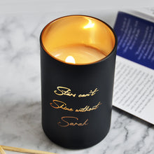 Load image into Gallery viewer, Personalised Scented Candle Natural Coconut Wax Candle Blossom Jasmine Amber
