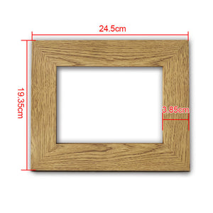 Personalised Engraved 7" X 5" Wood Photo Frame Wedding Gift - EDSG