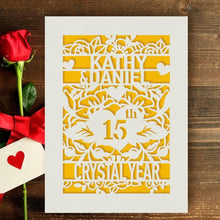 Load image into Gallery viewer, Personalised Anniversary Card - EDSG
