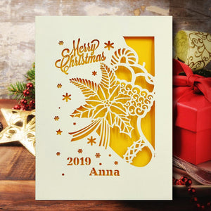 Personalised Merry Christmas Cards - EDSG