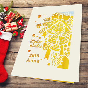 Personalised Merry Christmas Cards - EDSG