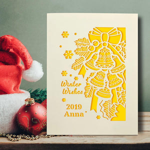 Personalised Merry Christmas Cards - EDSG