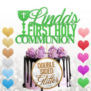 Personalised First Holy Communion Cake Topper - EDSG