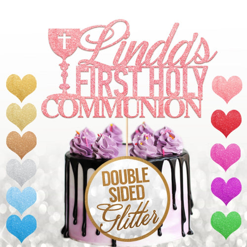 Personalised First Holy Communion Cake Topper - EDSG