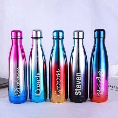 Personalised Insulated Water Bottle Vacuum Flask - EDSG