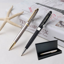 Load image into Gallery viewer, Personalised Engraved Stainless Pen and Box Set - EDSG
