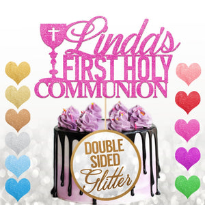 Personalised First Holy Communion Cake Topper - EDSG