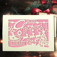 Load image into Gallery viewer, Personalised Merry Christmas Cards - EDSG
