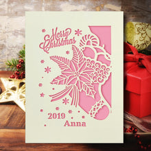 Load image into Gallery viewer, Personalised Merry Christmas Cards - EDSG
