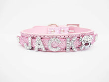 Load image into Gallery viewer, Personalised Bling Dog Cat Collars with Name UK - EDSG
