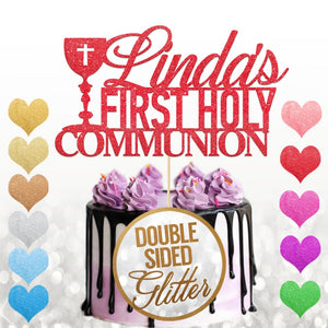 Personalised First Holy Communion Cake Topper - EDSG
